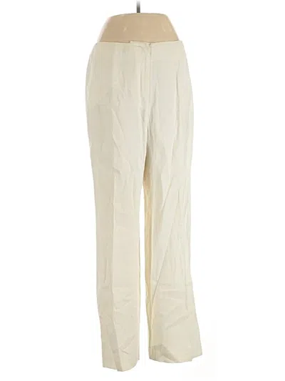Pre-owned Talbots Linen Pants In Ivory