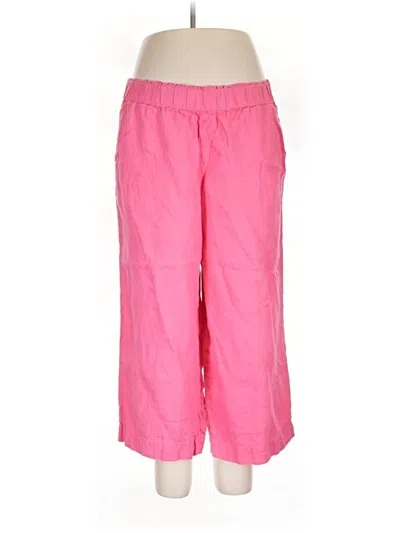 Pre-owned Talbots Linen Pants In Pink