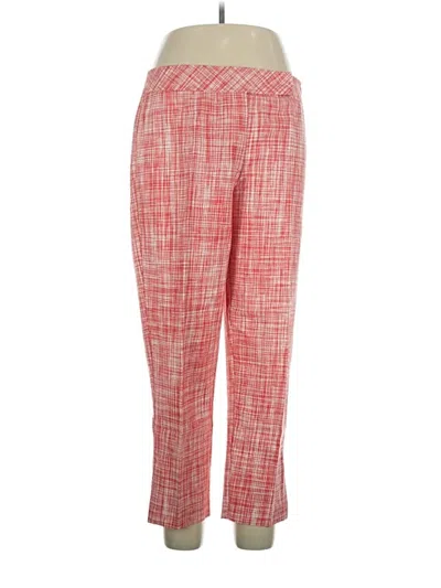 Pre-owned Talbots Linen Pants In Red