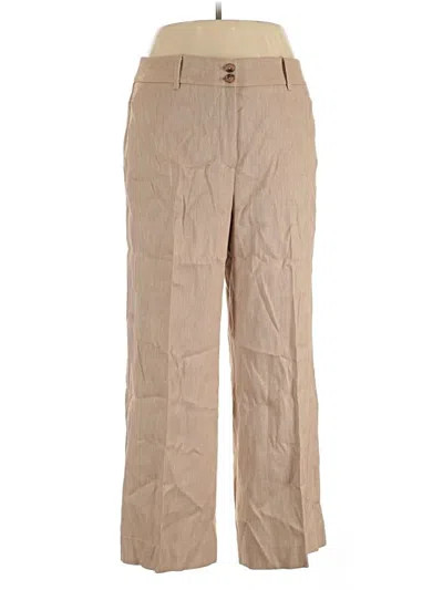 Talbots Linen Pants In Tan