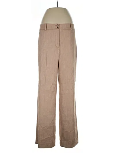Talbots Linen Pants In Tan