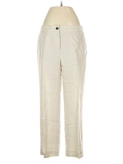 Pre-owned Talbots Linen Pants In White