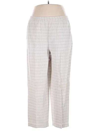 Pre-owned Talbots Linen Pants In White