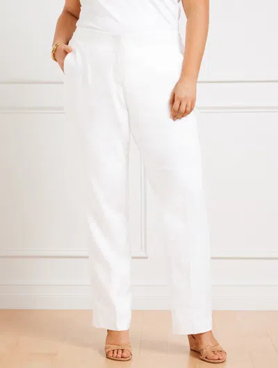 Talbots Linen Southampton Pants - Lined - White - 22