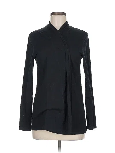 Pre-owned Talbots Long Sleeve Blouse In Black