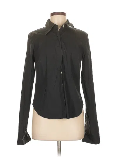 Pre-owned Talbots Long Sleeve Blouse In Black