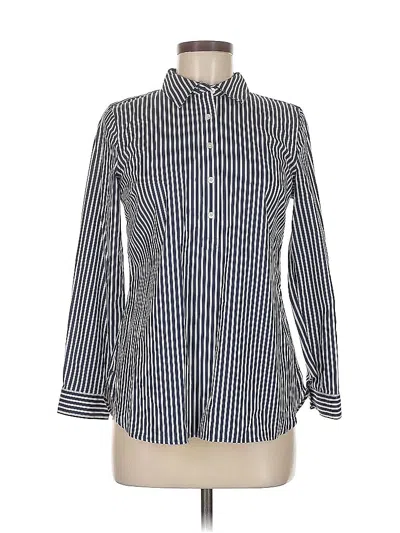 Pre-owned Talbots Long Sleeve Blouse In Black