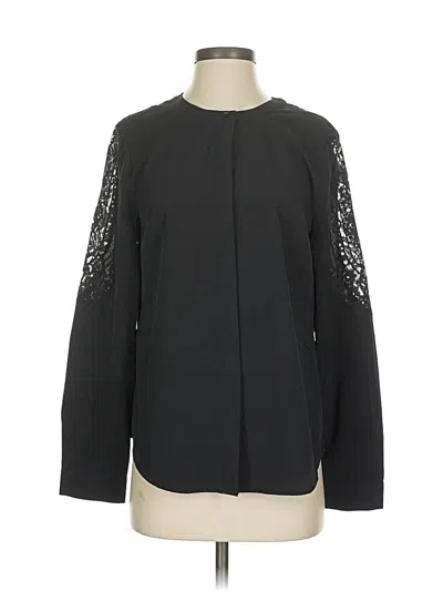 Pre-owned Talbots Long Sleeve Blouse In Black
