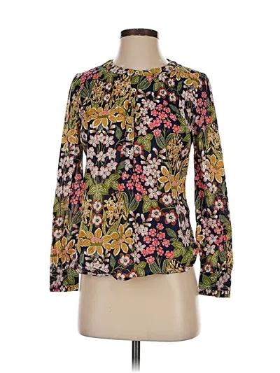 Pre-owned Talbots Long Sleeve Blouse In Black