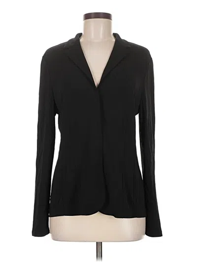 Pre-owned Talbots Long Sleeve Blouse In Black