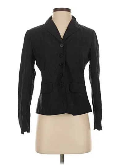 Pre-owned Talbots Long Sleeve Blouse In Black