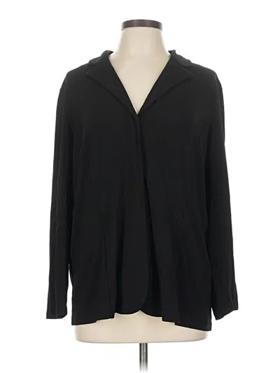 Pre-owned Talbots Long Sleeve Blouse In Black