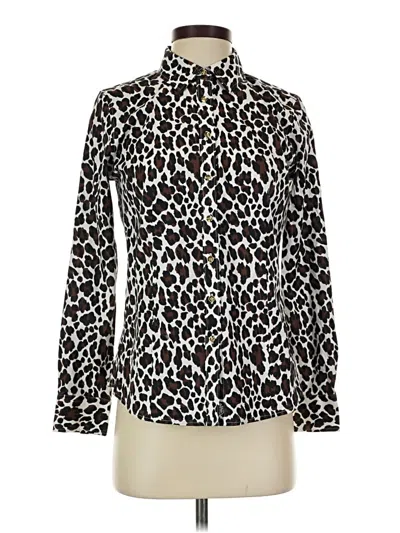 Pre-owned Talbots Long Sleeve Blouse In Black