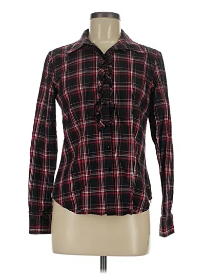 Pre-owned Talbots Long Sleeve Blouse In Black