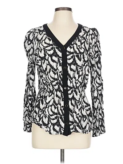 Pre-owned Talbots Long Sleeve Blouse In Black