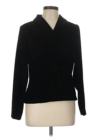 Pre-owned Talbots Long Sleeve Blouse In Black