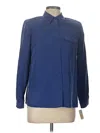 Talbots Long Sleeve Blouse In Blue