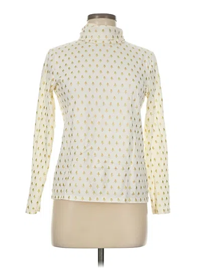 Pre-owned Talbots Long Sleeve Blouse In Ivory