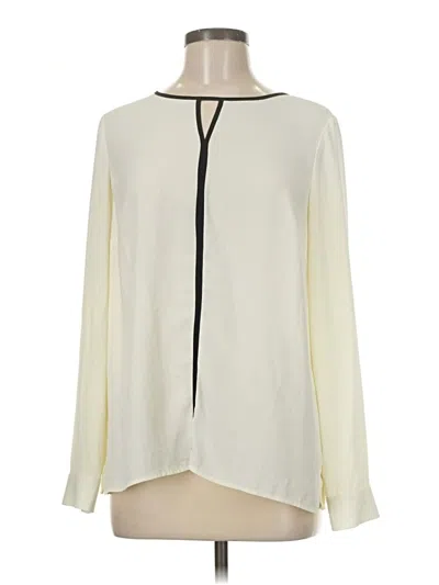 Pre-owned Talbots Long Sleeve Blouse In Ivory