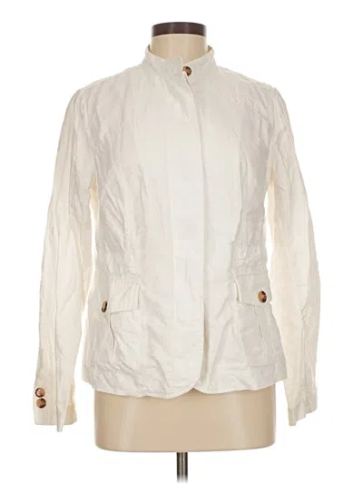 Pre-owned Talbots Long Sleeve Blouse In Ivory
