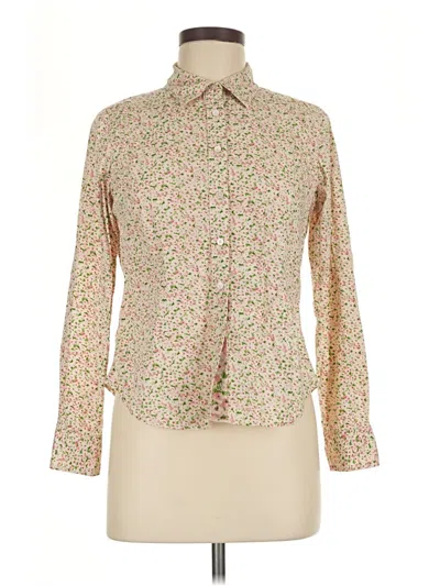 Pre-owned Talbots Long Sleeve Blouse In Ivory