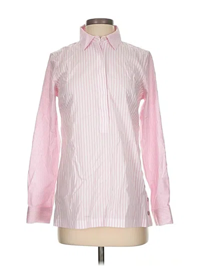 Pre-owned Talbots Long Sleeve Blouse In Pink