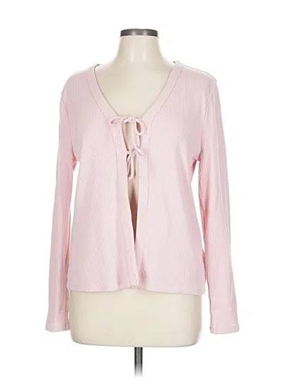 Pre-owned Talbots Long Sleeve Blouse In Pink