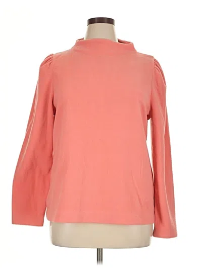 Pre-owned Talbots Long Sleeve Blouse In Pink