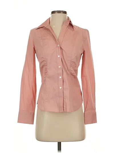 Pre-owned Talbots Long Sleeve Blouse In Pink