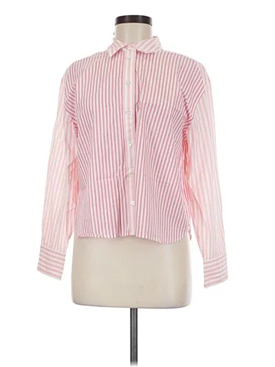 Pre-owned Talbots Long Sleeve Blouse In Pink
