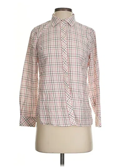 Pre-owned Talbots Long Sleeve Button Down Shirt In Pink