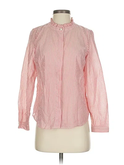 Pre-owned Talbots Long Sleeve Button Down Shirt In Pink