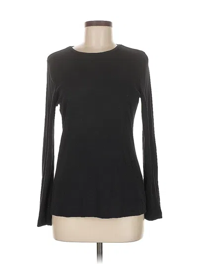 Pre-owned Talbots Long Sleeve T-shirt In Black