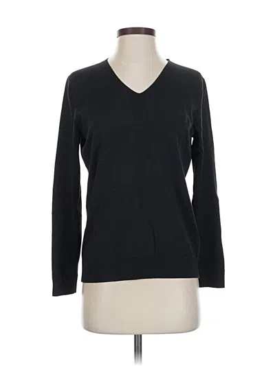 Pre-owned Talbots Long Sleeve T-shirt In Black