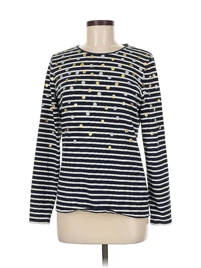 Pre-owned Talbots Long Sleeve T-shirt In Blue