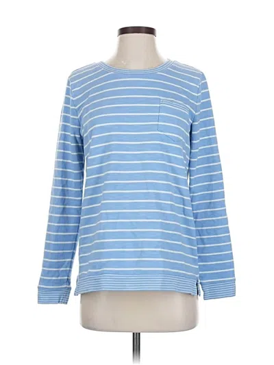 Pre-owned Talbots Long Sleeve T-shirt In Blue
