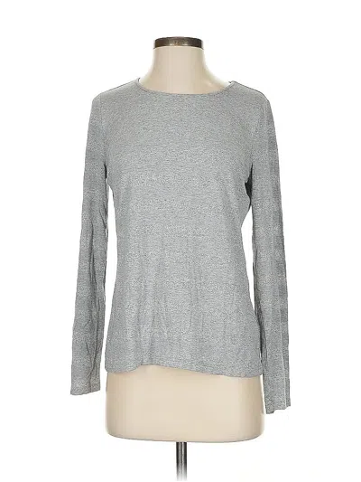 Pre-owned Talbots Long Sleeve T-shirt In Gray