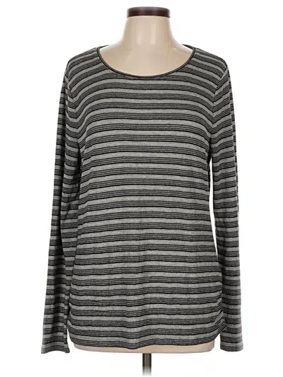 Pre-owned Talbots Long Sleeve T-shirt In Gray