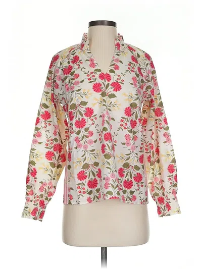 Pre-owned Talbots Long Sleeve T-shirt In Pink