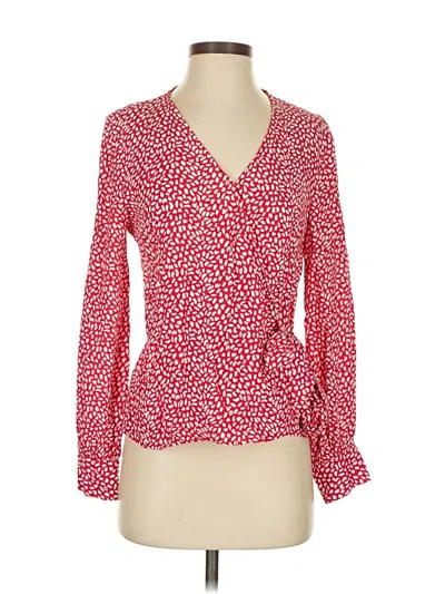 Pre-owned Talbots Long Sleeve T-shirt In Red