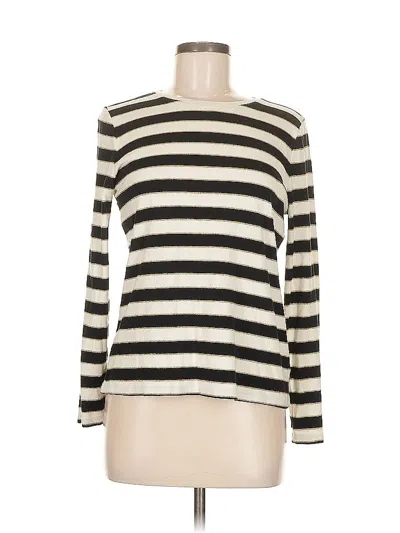 Pre-owned Talbots Long Sleeve T-shirt In White