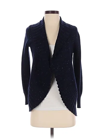 Pre-owned Talbots Long Sleeve Top Blue Cowl Neck Tops