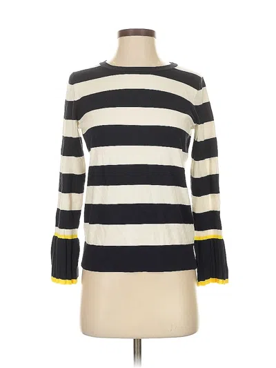 Pre-owned Talbots Long Sleeve Top Yellow Boatneck Tops