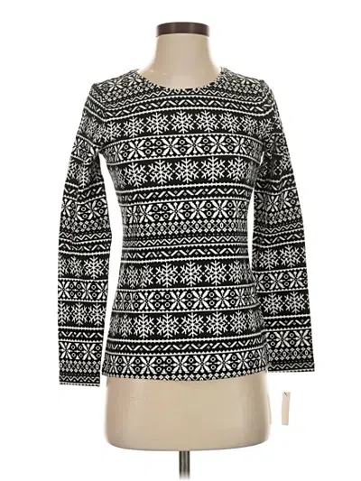 Talbots Long Sleeve T-shirt In Black