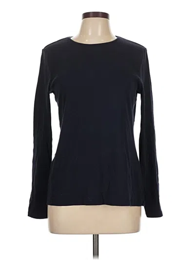 Pre-owned Talbots Long Sleeve T-shirt In Black