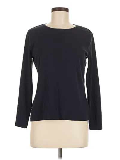 Pre-owned Talbots Long Sleeve T-shirt In Black