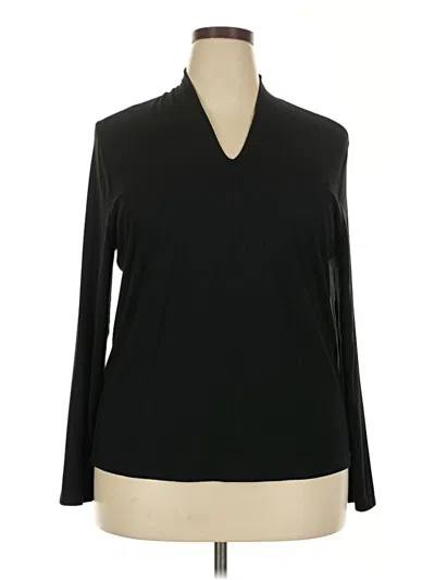 Pre-owned Talbots Long Sleeve T-shirt In Black
