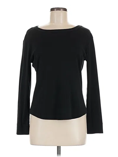 Pre-owned Talbots Long Sleeve T-shirt In Black