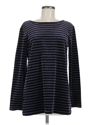 Pre-owned Talbots Long Sleeve T-shirt In Black