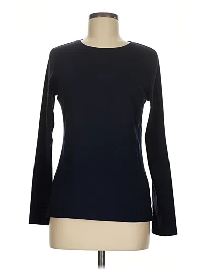 Pre-owned Talbots Long Sleeve T-shirt In Black